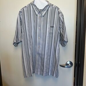 O’Neil Gray Striped Men's Shirt